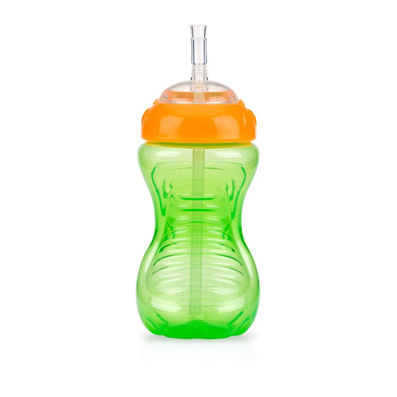 Nuby No-Spill Sippy Cup with Flex Straw for Boys -