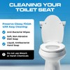 Plexon Soft Cushioned Toilet Seat, Easy To Clean & Change