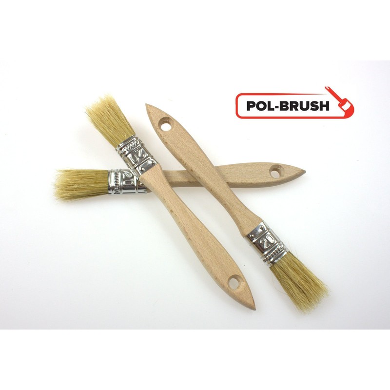 POL-BRUSH Small Paint Brushes Set - Professional Multipurpose Flat Paint