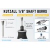 Kutzall Extreme Sphere Rotary Burr, 1⁄8" Shaft, Very Coarse -
