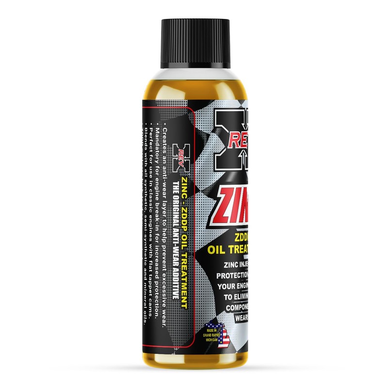 REV-X Zinc ZDDP Oil Additive - 2 fl. oz. (3
