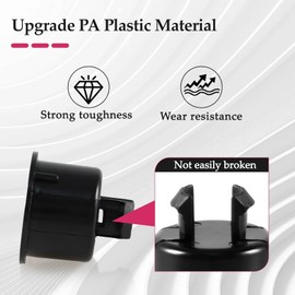 Pair of New Rear Tailgate Hinge Bushing Set Compatible with Nissan Frontier 2005-2018 Replace# 93478-ZP50A, 93479-ZP50A