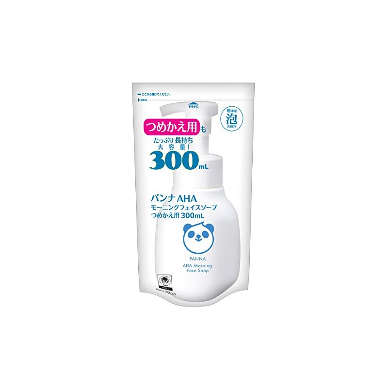 panna AHA mo-ningufeisuso-pu Foaming Facial Cleanser for tumekae 300ml