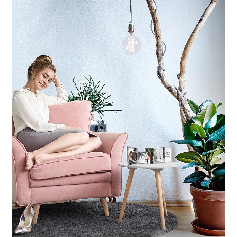 walther Design Picture Frame Silver 3x 10x15 cm Chloe Portrait