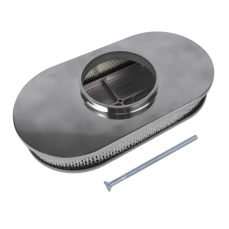 Air Cleaner 15" Oval Full Finned Replacement for Classic Ford