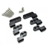 8pc. Billet Ignition Wire Loom Set Black. Best looking/ function