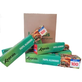 KEPRAIS 12 Rollos Papel Aluminio Mod. 100 Keprais 30 X 22.68cms