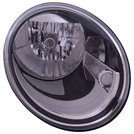 HEADLIGHTSDEPOT Headlight Halogen CAPA Right Passenger Side Compatible With 2012-2019 Volkswagen Beetle