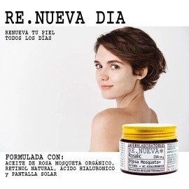 Crema Rosa Mosqueta Retinol Hialuronico Nutritiva Dia Fps90