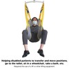 Patient Aid Lift Sling Mesh Full Body Divided Legs Head