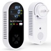 Gas & Carbon Monoxide Detectors Plug in, 4-in-1 Portable Natural