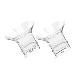 MomMed - Insertos de brida de 21 mm para mamá/momcozy/tsrete 24 mm protectores de mama/brida, brida de 21 mm para reducir el túnel de pezón de 24 mm hasta 21 mm, paquete de 2