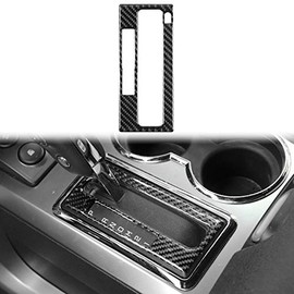 Voodonala for 2009-2014 Ford F150 Real Carbon Fiber Gear Shift Trim Accessories 1pc