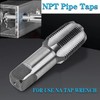 YUENTOEN 5 Piece NPT Pipe Tap Set, Bearing Steel NPT