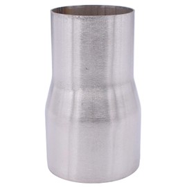 HouYeen 3 Inch to 2.5 Inch Exhaust Pipe Adapter Universal Stainless Steel Reducer Connector Tube Silver
