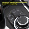 Jadeshay Car Centre Console Multimedia Control Button Knob Kit, ABS