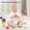 Taotaotoys Baby Rattles 0-6 Months Teething Toys for Babies 0-6-12