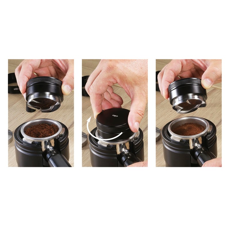 cilio Leveler Barista Coffee Distributor, Suitable for 58 mm Portafilters,