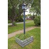 Garden Wizard 2 Foot Stone Landscape Border Wall - Dark