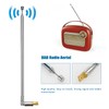 VooGenzek 2 PCS 100cm 7 Section Replacement Telescopic Aerial Antenna,