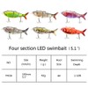 Robotic Swimming Fishing Electric Lures USB Rechargeable Lures Multi Jointed