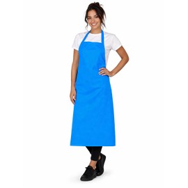 BWOLF Tony Apron Waterproof Oil Resistant Work Apron Slaughterhouse Industrial Apron Long (Azzurro)