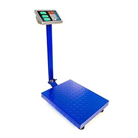 660lbs Digital Heavy Duty Postal Scale,16" x 20" Folding Platform Scale,Industrial Grade Bench Scale for Weighing Luggage Package Shipping Mailing (Blue)