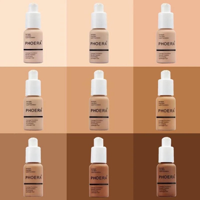 Phoera® Full Coverage Foundation Soft Matte Oil Control Concealer 30ml