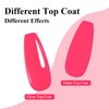 Imtiti Neon Pink Gel Nagellack, 1Pcs Hot Pink Soak Off