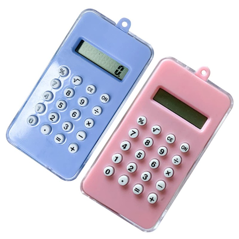 Operitacx 6pcs Maze Pocket Calculator for Students Cartoon Design Portable