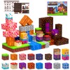 Magnetic Blocks 120PCS Build Mine World Building Cube Game