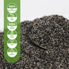 ONETANG Organic Black Sesame Powder,Plant Based,Gluten-Free,Vegan,Protein Source No Sugar,Low Temp