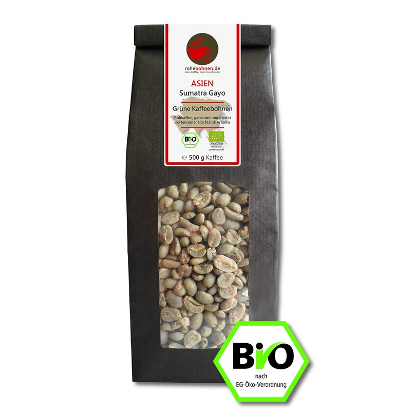 Organic Green Coffee Beans Sumatra Gayo (Highland raw Coffee Beans