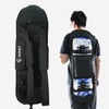 QOPET Skateboard Backpack Made of Thickened 900D Oxford, Cruiser Board