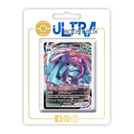 my-booster SWSH06-FR24-UB-113 Métaloss VMAX (Metagross VMAX) 113/198 Fluent Attack, Ultraboost X Epée et Bouclier 6 Règne de Glace, Box of 10 French Pokémon Cards