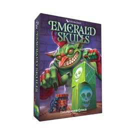 Thunderworks Games - Emerald Skulls | Dice Game with Real-time Betting | Push Your Luck Strategy Board Game | Fast Action Casino-style Group Play | Family Game for 1-6 Players, Ages 14+, 30-45 Minutes