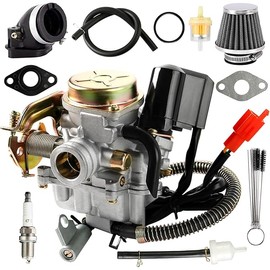 GY6 Carburetor Compatible with 50CC 49CC 139QMB 4-stroke Scooter ATV Go Karts Quads PD18J Moped Carb