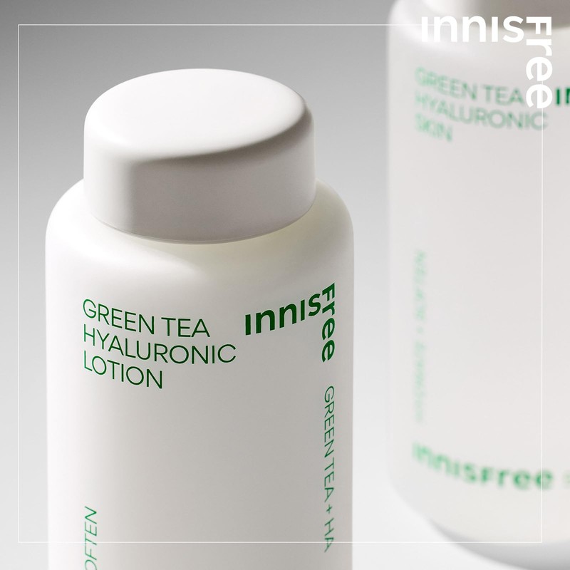 innisfree Green Tea Hyaluronic Lotion 170ml - Genuine Moisturizing Moisture