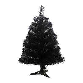 Christmas Black Tree Rust Proof Exquisite Decorative Props for Home Living Room
