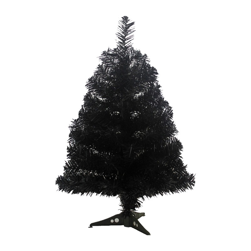 Christmas Black Tree Rust Proof Exquisite Decorative Props for Home