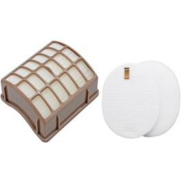 Qwick Filter Kit Hepa Foam Felt For Shark Navigator Professional NV70 NV71 NV80 NVC80C NV90 NV95 UV420 for Shark Rotator Professional XL Capacity NV90 Washable Replacement Alternative to XFF80 & XHF80
