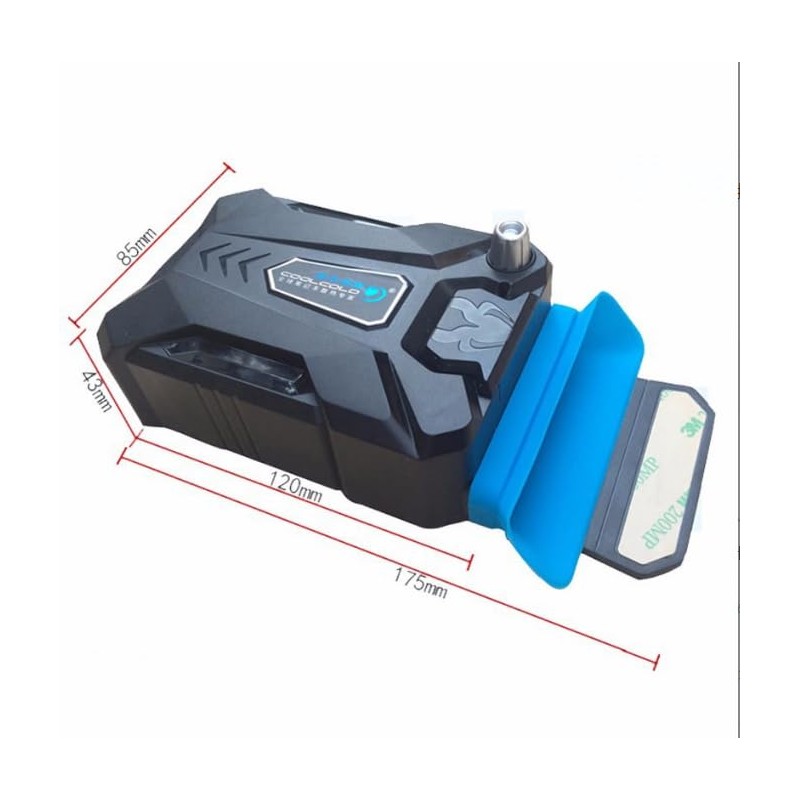 Cool Laptop Cooler with Vacuum Fan, Side Draft Portable Intelligent