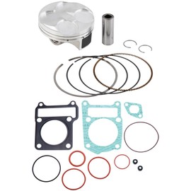 Tusk Complete Top End Rebuild Kit Standard (54 mm) Wiseco Piston Compatible with Yamaha TTR125 2001-2004/TTR125L 2001-2008/TTR125E/LE 2003-2009