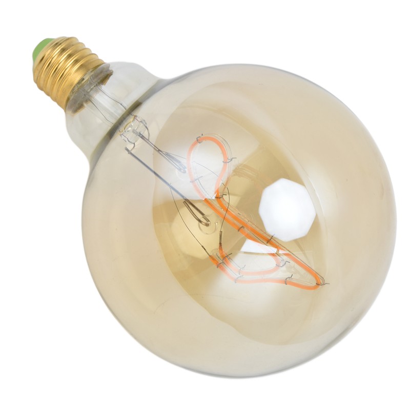G125 E27/E26 LED Bulbs Dimmable 4W Transparent Music Note Filament