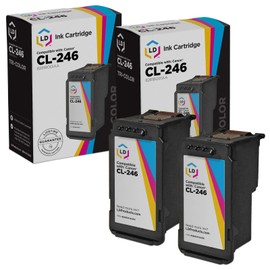 LD Products Remanufactured Ink Cartridge Replacement for Canon CL-246 (Color, 2-Multipack) Compatible with The Following Canon Printer Model PIXMA iP2820