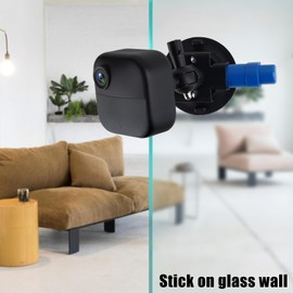 Mippko Suction Cup Mount for Blink/Arlo/Wyze/Ring/SimpliSafe/Nest Camera,Camera Window Mount,Adjustment 1/4"-20 Threaded,Air Pump Vacuum Suction Glass/Metal/Tile Wall,No Drill No Screws