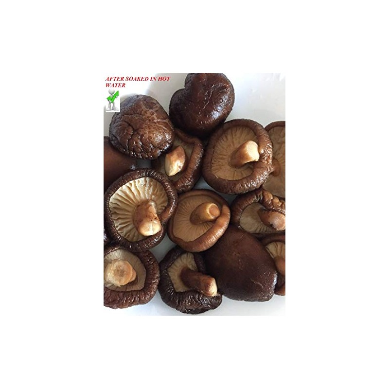 PREMIUM DRIED SHIITAKE CHINESE MUSHROOM (1 LB Bag (4-5 cm))