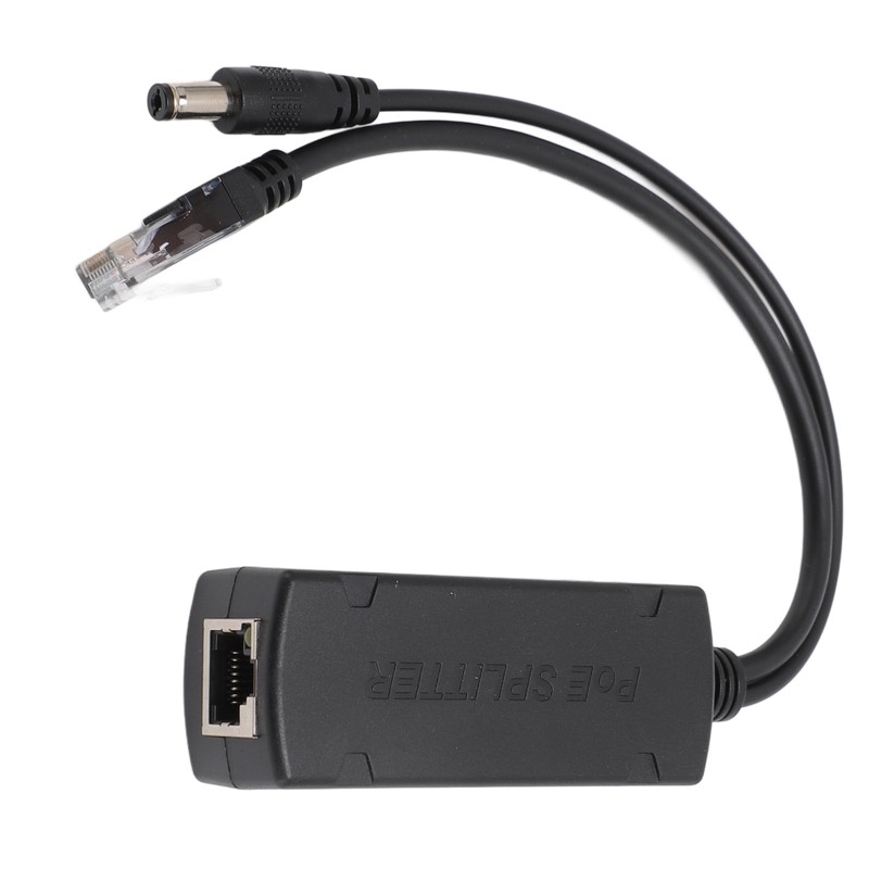 Gigabit PoE Splitter 10 100 1000Mbps 12V 2A Output Buffer