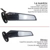 BOBOJIIIER Espejo Retrovisor Con Luz De Giro Led, 2 Piezas