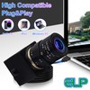 1080P USB Webcam with Zoom 2.8-12mm Vari-Focus PC Camera -